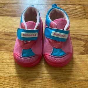 Skidders Pink and Blue Baby Walker Shoes